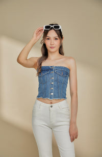 Morelle Denim Top