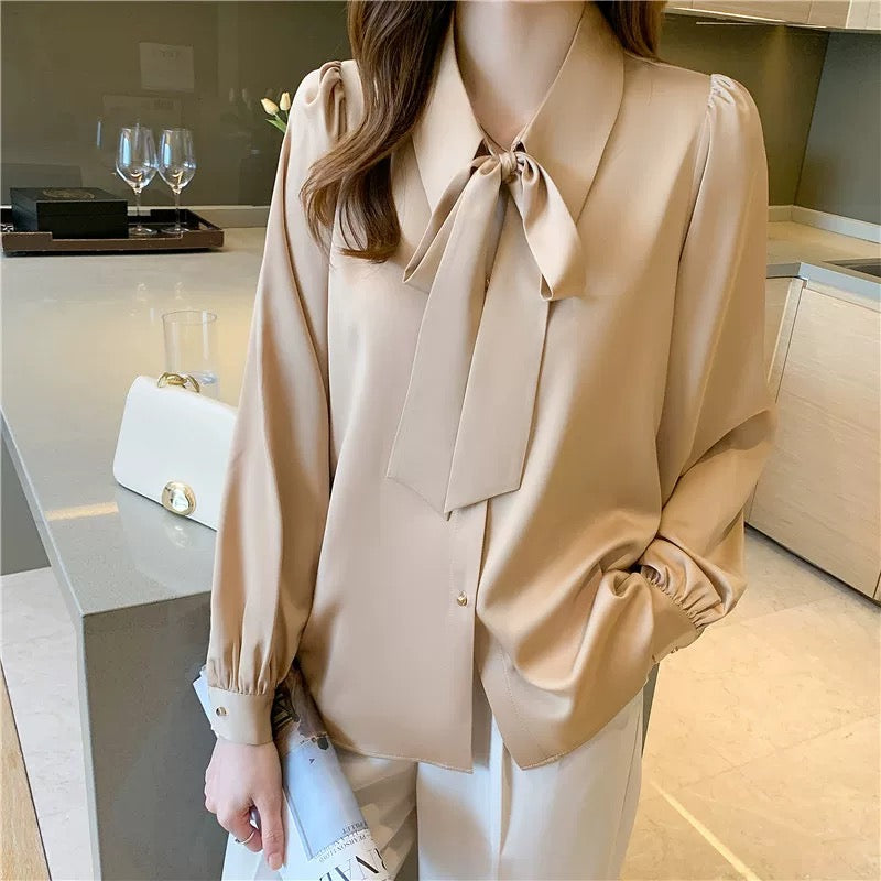 Savannah Satin Blouse (Pre-order)